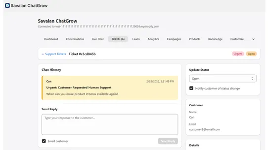 Savalan Live Chat &amp; AI Chatbot screenshot