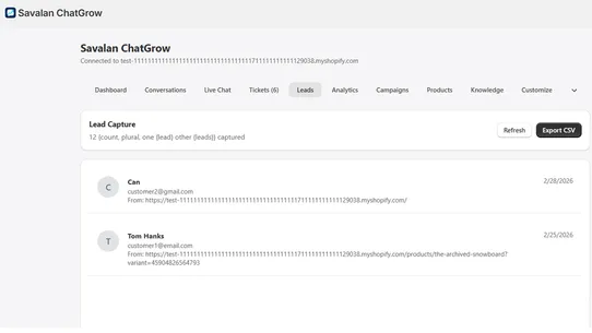 Savalan Live Chat &amp; AI Chatbot screenshot