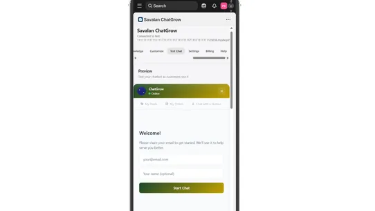 Savalan Live Chat &amp; AI Chatbot screenshot