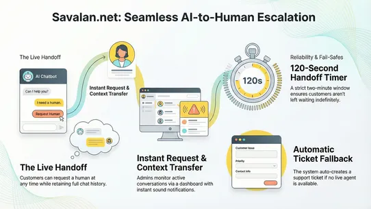 Savalan Live Chat &amp; AI Chatbot screenshot