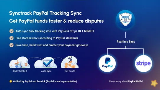 Synctrack PayPal Tracking Sync screenshot