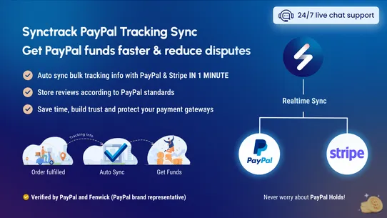 Synctrack PayPal Tracking Sync screenshot