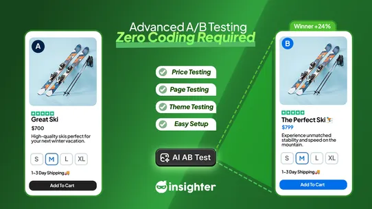 Insighter: AI CRO &amp; AB Testing screenshot