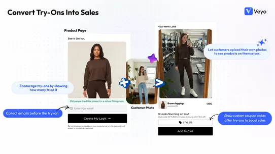 Veyo: AI Virtual Try‑On screenshot