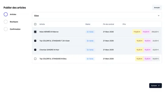 Seconde Connect screenshot