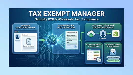 ExemptSync ‑ Auto Tax Certs screenshot