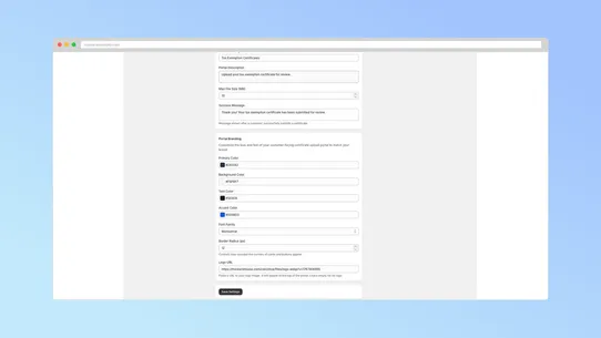 ExemptSync ‑ Auto Tax Certs screenshot
