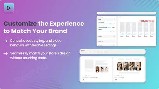 Reel vid (shopable video app) screenshot