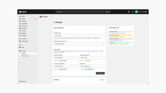 Proofed Digital Proof Manager screenshot