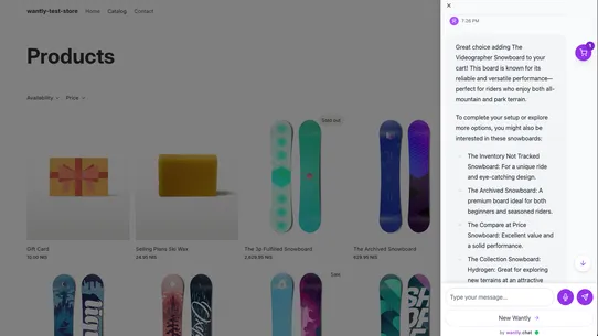 Wantly ‑ AI Sales Assistant screenshot
