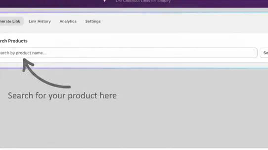 VerzPoint ‑ DM Checkout Links screenshot