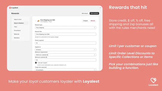 Loyalest Membership &amp; Rewards screenshot