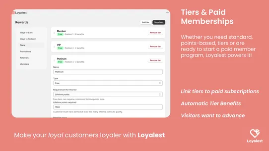 Loyalest Membership &amp; Rewards screenshot