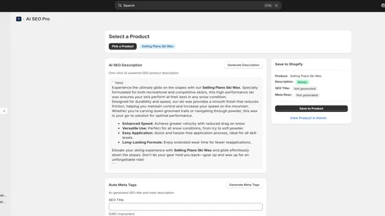 Teckiy AI SEO screenshot