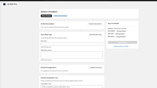 Teckiy AI SEO screenshot