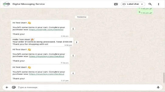 Waba Order Notification screenshot