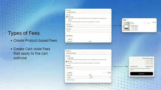 Smart Fees &amp; Add‑Ons screenshot