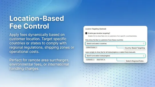 Smart Fees &amp; Add‑Ons screenshot
