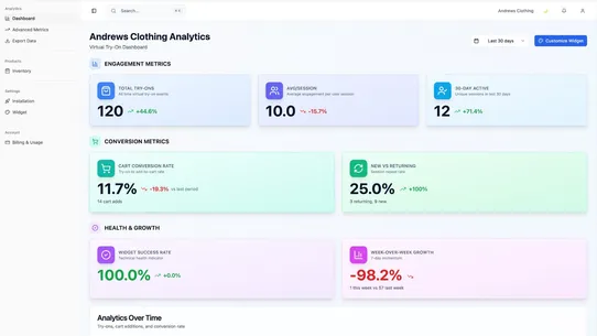 Ello Virtual Try‑On screenshot