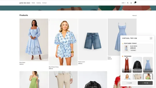 Ello Virtual Try‑On screenshot