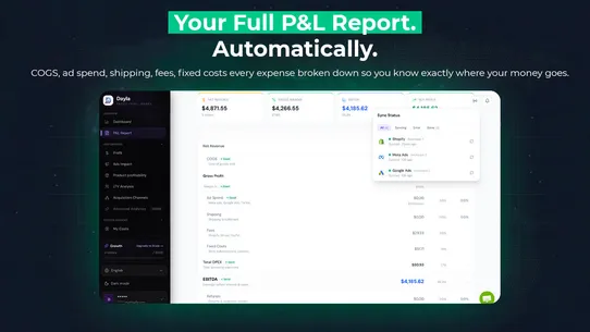 Dayla: Profit Analytics screenshot