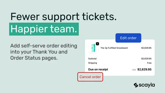 Editr ‑ Order Editing screenshot