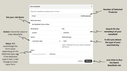 Batchwise screenshot
