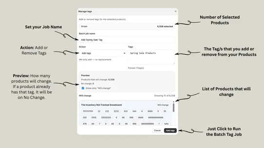 Batchwise screenshot