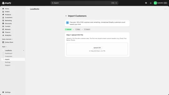 LeadNotio screenshot