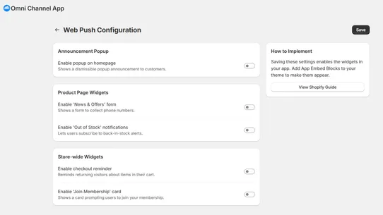 Omni Channel App screenshot