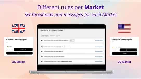 LV: Scarcity Low Stock Counter screenshot