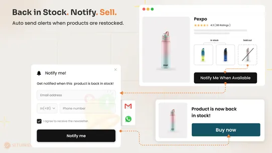 Back In Stock Alert‑ Notify Me screenshot