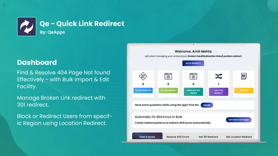 Qe: Quick Link Redirect screenshot