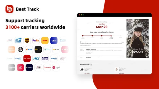 BestTrack Order Tracking screenshot