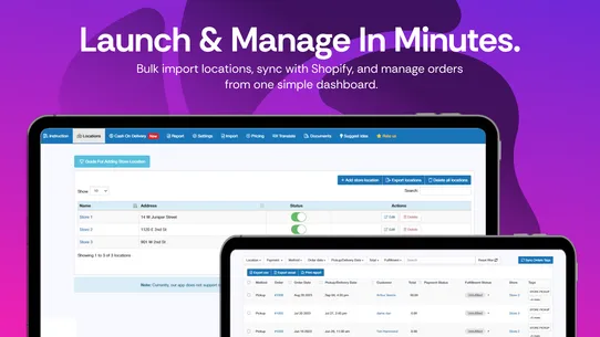 RP Local Pickup &amp; Delivery screenshot