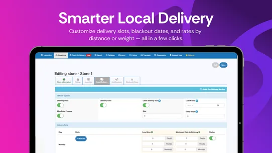 RP Local Pickup &amp; Delivery screenshot