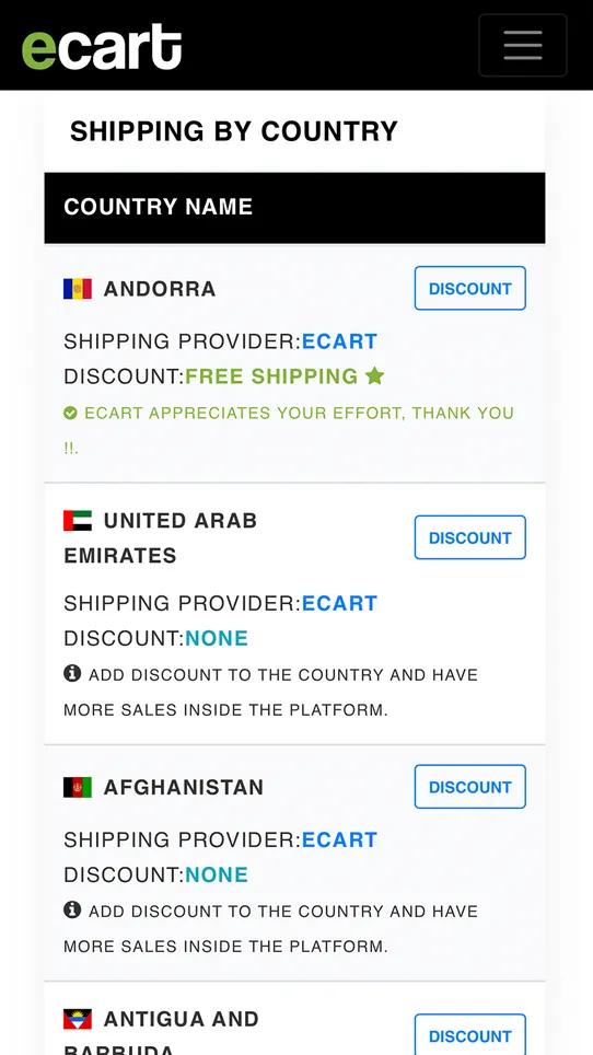 Ecart Marketplace screenshot