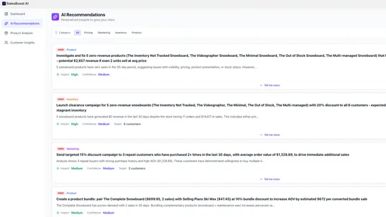 Salesboost Agent AI screenshot