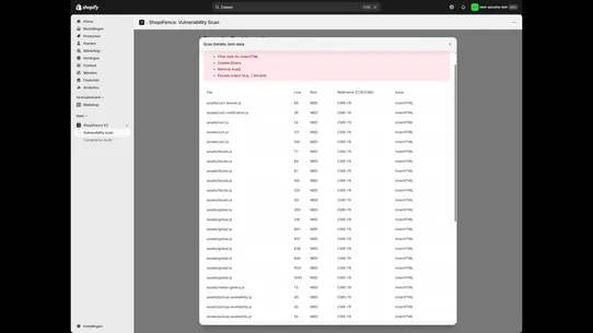ShopiFence screenshot