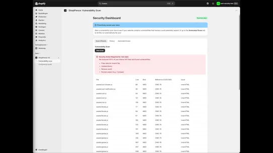 ShopiFence screenshot