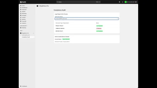 ShopiFence screenshot