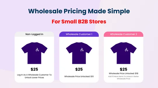 MCE B2B Wholesale Pricing screenshot