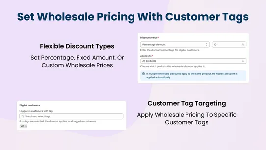MCE B2B Wholesale Pricing screenshot