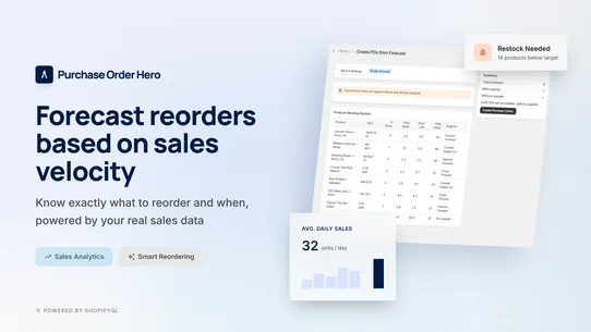 Purchase Order Hero screenshot