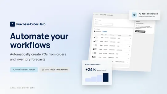 Purchase Order Hero screenshot