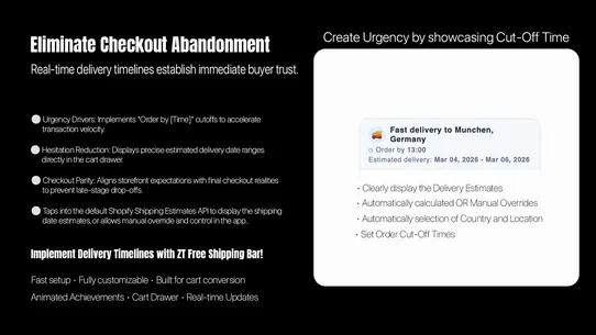 ZT Free Shipping Progress Bar screenshot