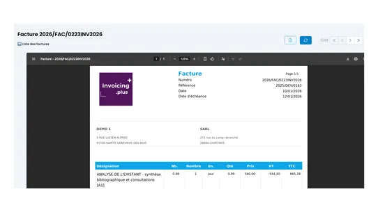 Invoicing.plus screenshot