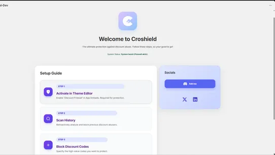 Croshield screenshot