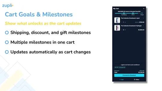 Zupli Cart Drawer screenshot