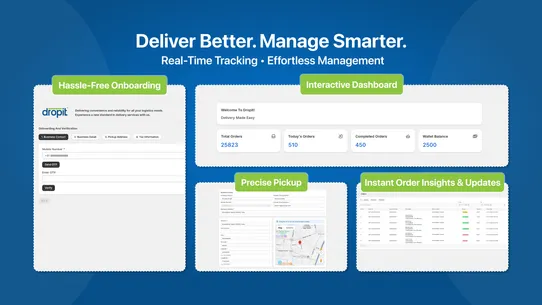 Dropit ‑ Deliver with Ease screenshot